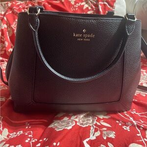 Kate Spade Black Leather Shoulder Bag